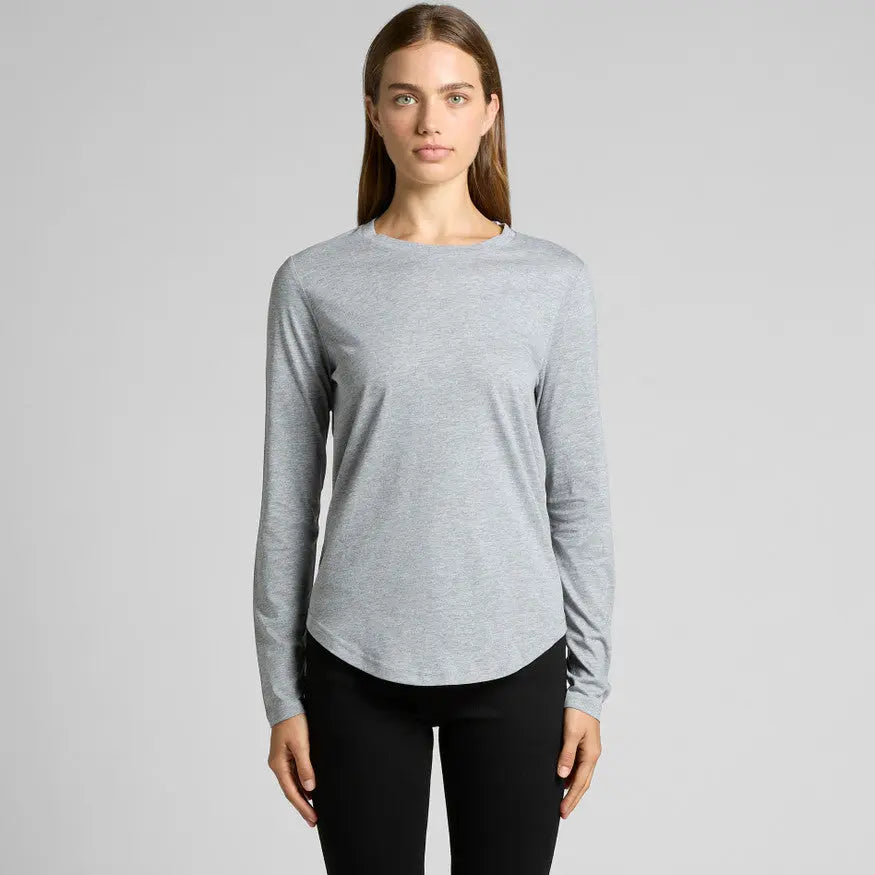As Colour Women's Curve Logn Sleeve Tees 4055 As Colour